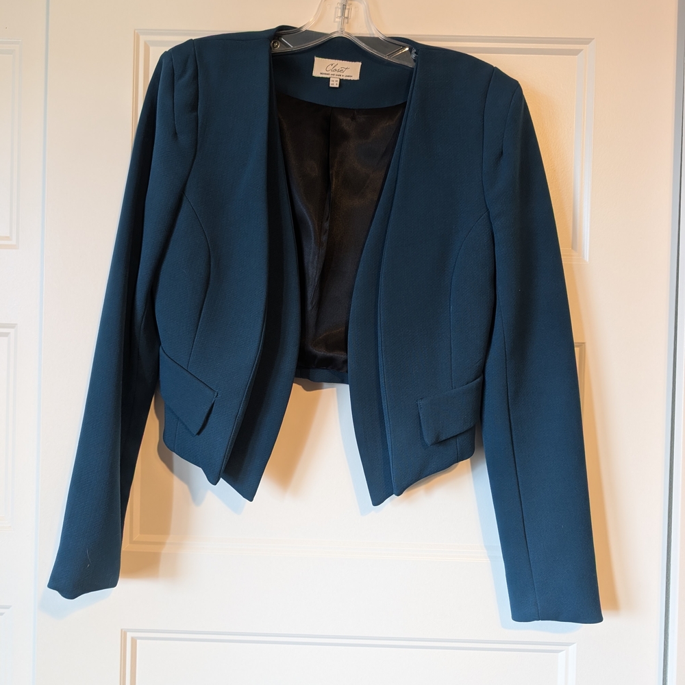 Closet Teal Women's Suit Jacket